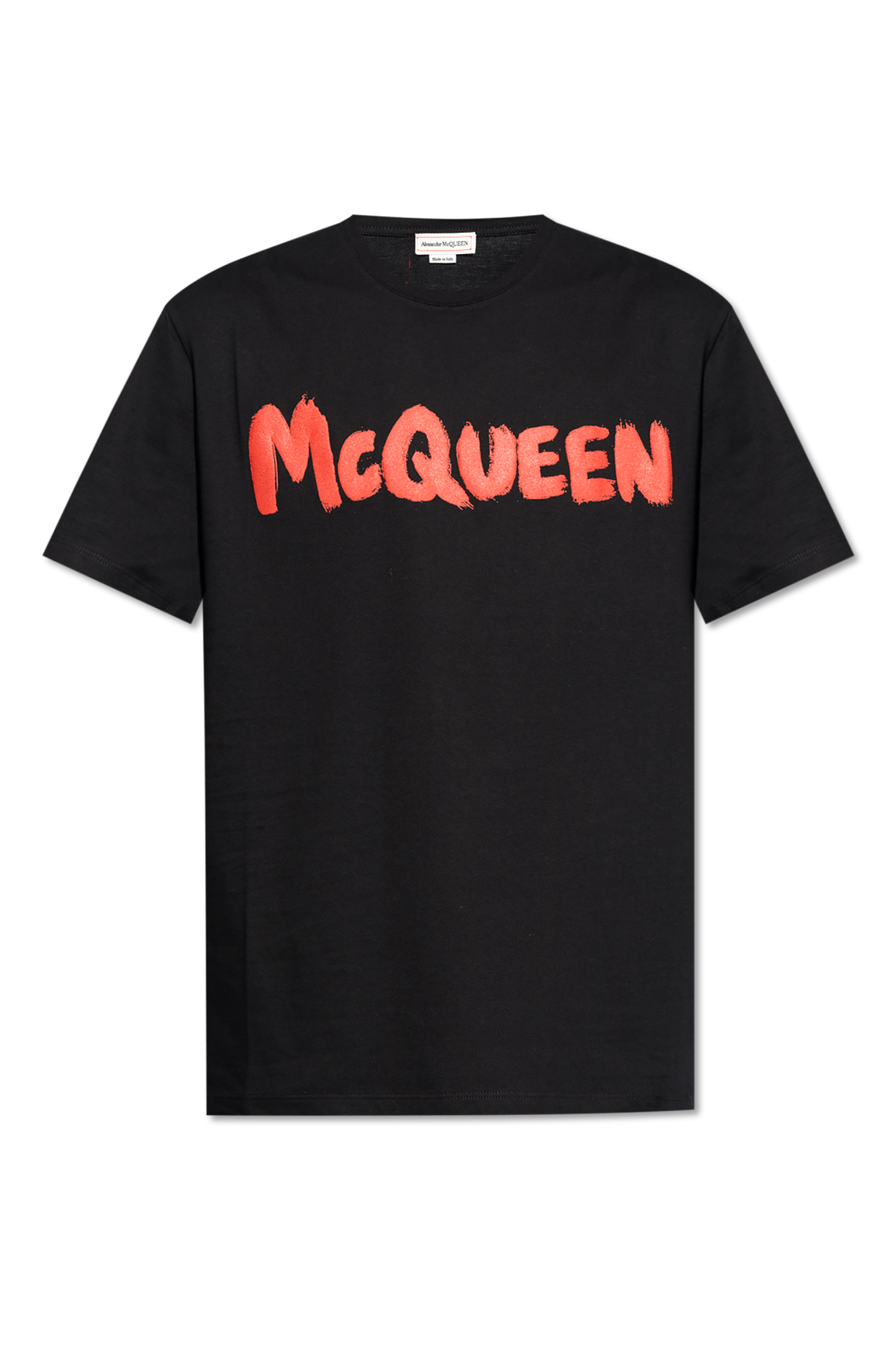 偉大な McQueen Alexander logo with T-shirt Black - Canada Vitkac トップス